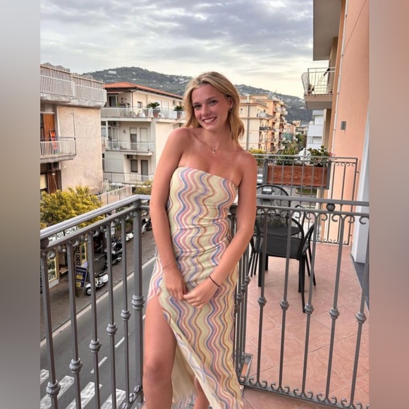 ZARA BLOGGERS’ FAVORITE STRAPLESS TULLE DRESS - Picture 4 of 16